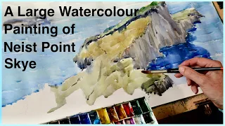 How to Paint a Large Impressionistic Watercolour