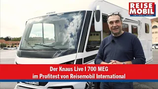 Der Knaus Live I 700 MEG im Profitest von Reisemobil International