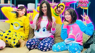 FESTA DO PIJAMA PARA MENINAS ! ( E UM INTRUSO ) - Fran Japa