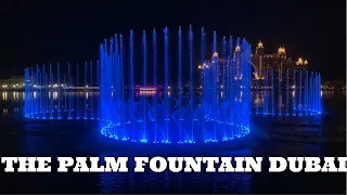 🌴The Palm Fountain DUBAI | [4K]60fps⛲️Найбільший ФОНТАН у Світі | ДУБАЙ |The Pointe | Palm Jumeirah🌴