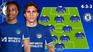 DONE DEAL ✅✅ NEW CHELSEA POTENTIAL LINE UP 4-2-3-1 WITH OLISE  UNDER ENZO MARESCA NEXT SEASON