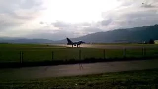 eurofighters take off