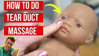 How to do a TEAR DUCT MASSAGE (Crigler massage) for a blocked tear duct | Doctor O'Donovan explains