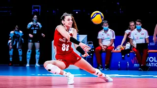 Talented Zuza Górecka | Best Volleyball Actions | VNL 2021 (HD)