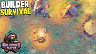 NEW - Building Survival Camp in NEW DLC | Graveyard Keeper Game of Crone Gameplay