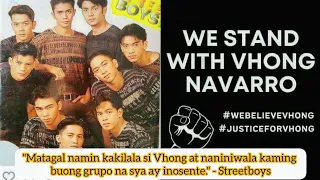 STREETBOYS na grupo ni VHONG NAVARRO naniniwala sila na walang kasalanan ang aktor!