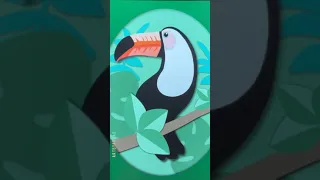 Toucan - How To Draw Easy Animal || Procreate Tutorial || #Shorts​ (#shorts)(#easy