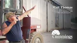 Matt Thomas - Forklift Operator / Yard Manager - Cummings Lumber