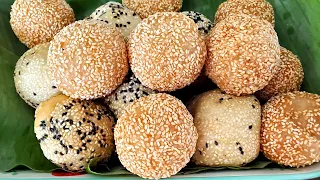 Sesame Balls with Mung Bean Filling