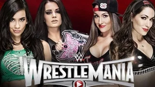 Wrestlemania Hype Video: Paige and AJ Lee vs Nikki and Brie Bella