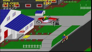 Paperboy Arcade (MAME) Easy Street Completed