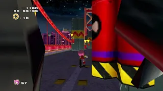 Sonic Adventure 2: Mission Street M1 as Amy (vanilla)