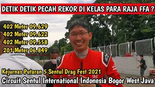 DETIK DETIK STEVE GARAGE PECAHKAN REKOR NASIONAL 402 METER SENTUL DRAG FEST KEJURNAS SERI 5 2021 ?