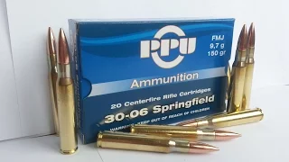 PPU Prvi Partizan 9,7g .30-06 Springfield FMJ Rifle Cartridges