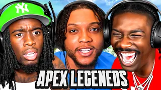 BruceDropEmOff & Kai Cenat & YourRAGE Play 'Apex Legends' For FIRST Time.. (HILARIOUS)