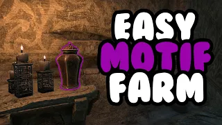 EASY Motif Farm in ESO (Elder Scrolls Online Guide PC, PS4, Xbox)