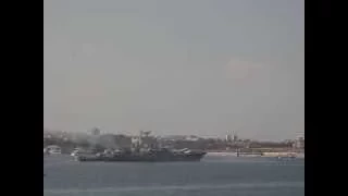 Севастополь-2015 г. День ВМФ. Неудачный запуск ракеты с СК "Ладный".