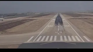 Antonov 225 | Landing | Cockpit View | Karachi Airport