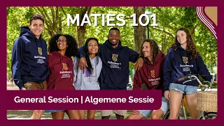 Maties 101: Student Experience