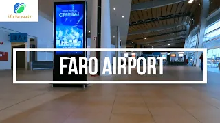 Faro Airport walk through... From the Rental Car Return Area to the Departure Area..
