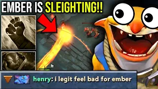 HOW TO DELETE EMBER with 200IQ? - When OFFLANE Techies Destroy the map..