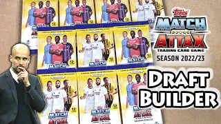 MATCH ATTAX 2022/23 Champions League Draft Builder | 11 Pack Opening | Best Team Yet? | Black Edge