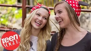 Olivia Holt and Her Bestie Gracie Benward at Disneyland – Besties – Teen Vogue