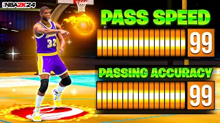THE POWER OF 99 PASS ACCURACY is AMAZING in NBA 2K24 🔥