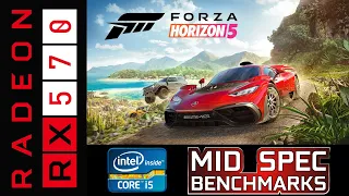 Forza Horizon 5 on RX 570 | i5-6500 Benchmark Low | Medium | High | Ultra 1080p