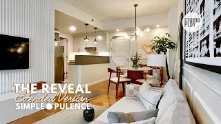 Simple Opulence - Extended Reveal | 1 Bedroom Makeover | Elegant Minimalist | Studio Ploy