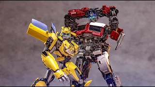 Yolopark AMK series Optimus Prime/Bumblebee model kits quick review