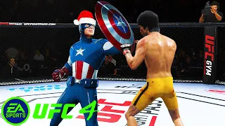 UFC4 Bruce Lee vs Captain America  EA Sports UFC 4 - PS5