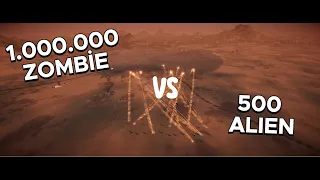 1.000.000 ZOMBİE & 500 ALIEN - Ultimate Eic Battle Simulator 2