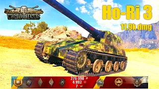 Ho-Ri 3, 11.9K Damage, 8 Kills, Steppes - World of Tanks