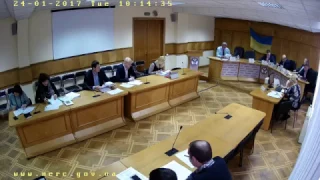 Відкрите засідання НКРЕКП 24-01-2017