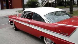 My "Christine", 1958 Plymouth Belvedere SC, first ride in Europe