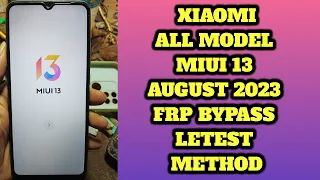 MIUI 13 FRP BYPASS LETEST METHOD | REDMI 10 MIUI 13 FRP BYPASS WITHOUT PC