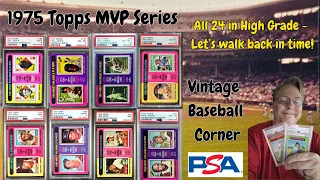 1975 Topps MVP Series - A look back at baseball greats from 1951-1974!