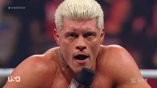 Cody Rhodes makes big announcement involving Roman Reigns - WWE RAW February 27, 2023