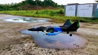 Testing new V27 RC Jet Stunt Plane