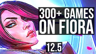 FIORA vs AKALI (TOP) | 7/0/4, Rank 5 Fiora, 6 solo kills, Godlike, 300+ games | NA Challenger | 12.5