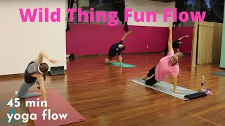 45 Minute Yoga Class - Wild Thing Fun Flow