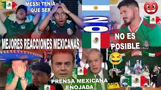 MEJORES REACCIONES MEXICANAS AL ARGENTINA VS MÉXICO (2-0) EN LOS GOLES DE MESSI Y ENZO FERNANDEZ