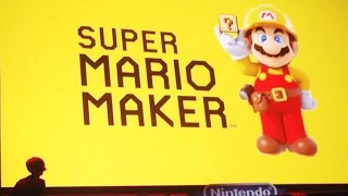 E3 2015 Super Mario Maker Walkthrough + Wii Fit Trainer Amiibo