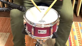 Test popcorn snare 10"x 5,5" CVL Drums