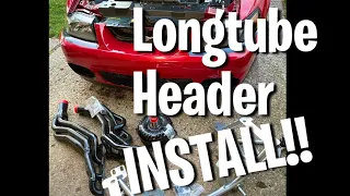 4.6 mustang pacesetter longtube header install