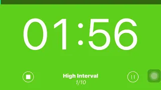 HIIT Timer - 2 minutes : 1 minute