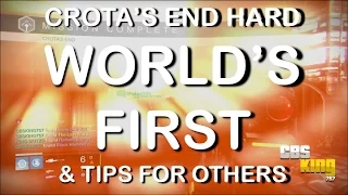 ★ Destiny - "WORLD'S FIRST" "CROTAS END HARD RAID" "HARD MODE GUIDE" DARK BELOW DLC CBSKING757