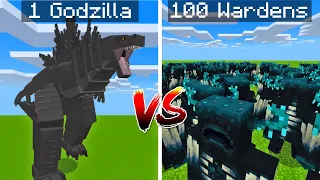 MCPE: Godzilla vs 100 Wardens