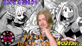 URAVITY'S BEST CHAPTER EVER ?! | My hero academia Chapter 392 - 393 live reaction !